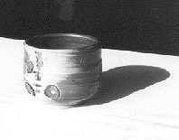 Schale Porzellan - 
Salz-Ascheglasur, Anagama 1999